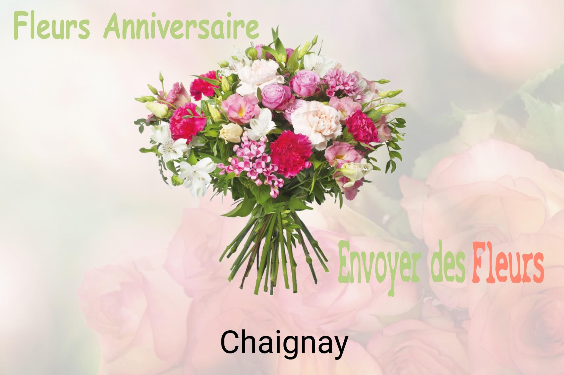 Bouquet de fleurs d’anniversaire livré à Chaignay